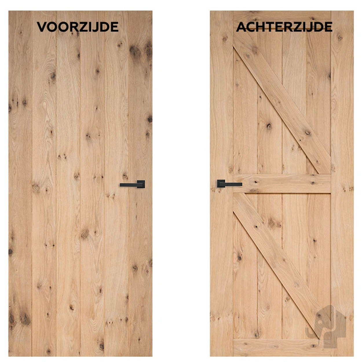 Binnendeur Austria Cabana Roble Dos rechts